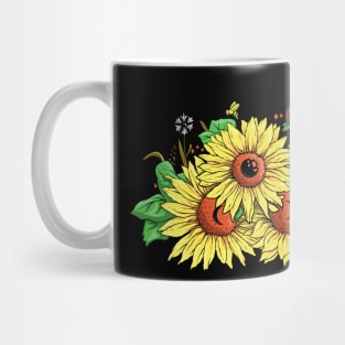 Sunflower Moonchild Mug